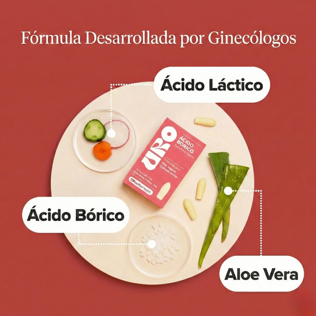 URO: óvulos de ácido bórico