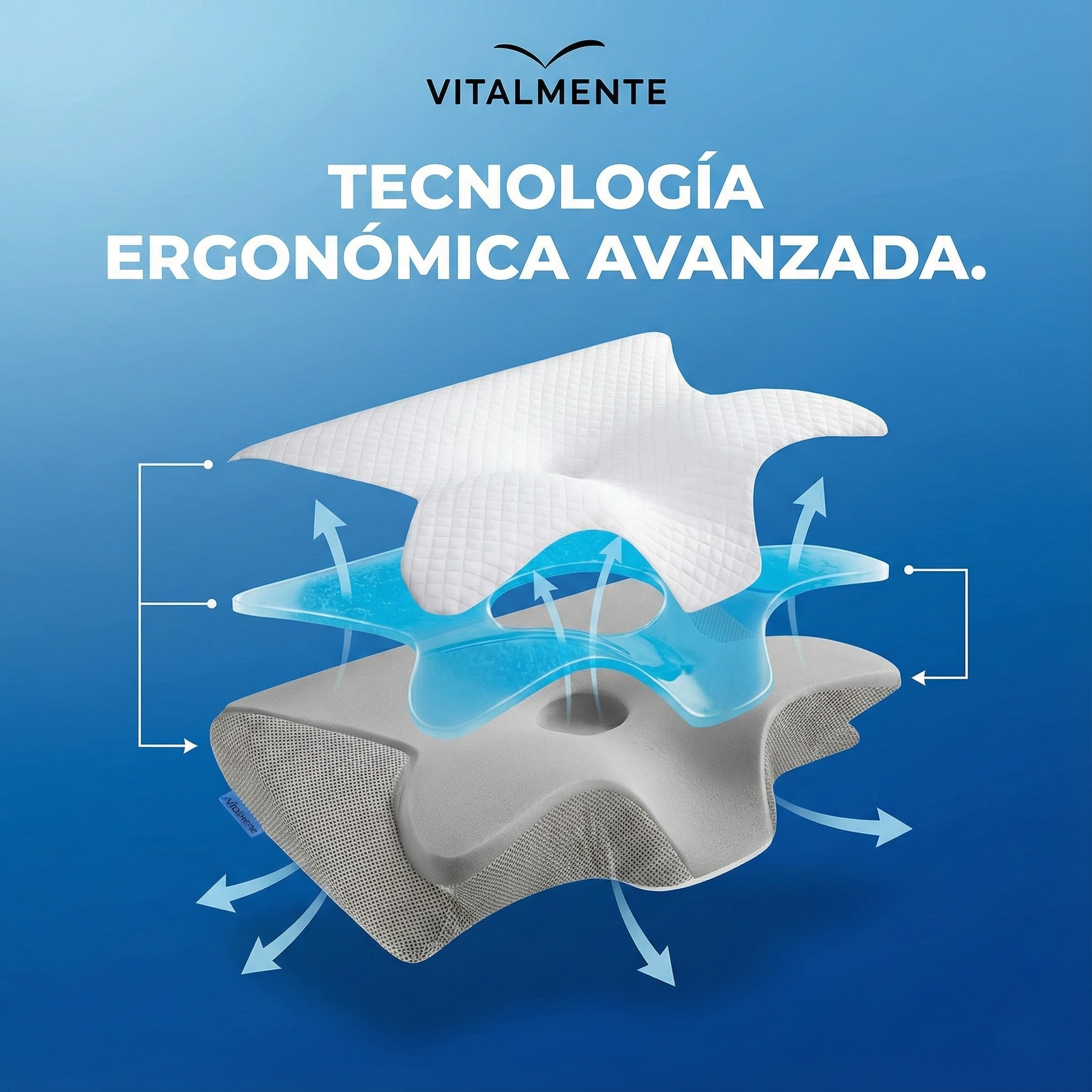 Almohada GoodSleep™ Descansa y sientete como te mereces.