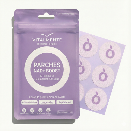 Parches NAD+ Boost™ Vitalidad renovada y rejuvenecimiento celular