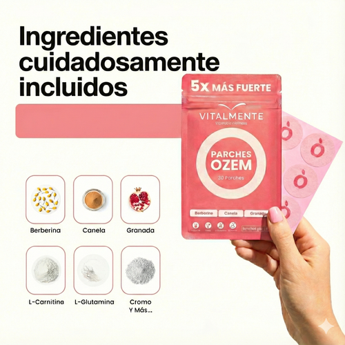 Parches OZEM™ Adiós a la Ansiedad y Antojos