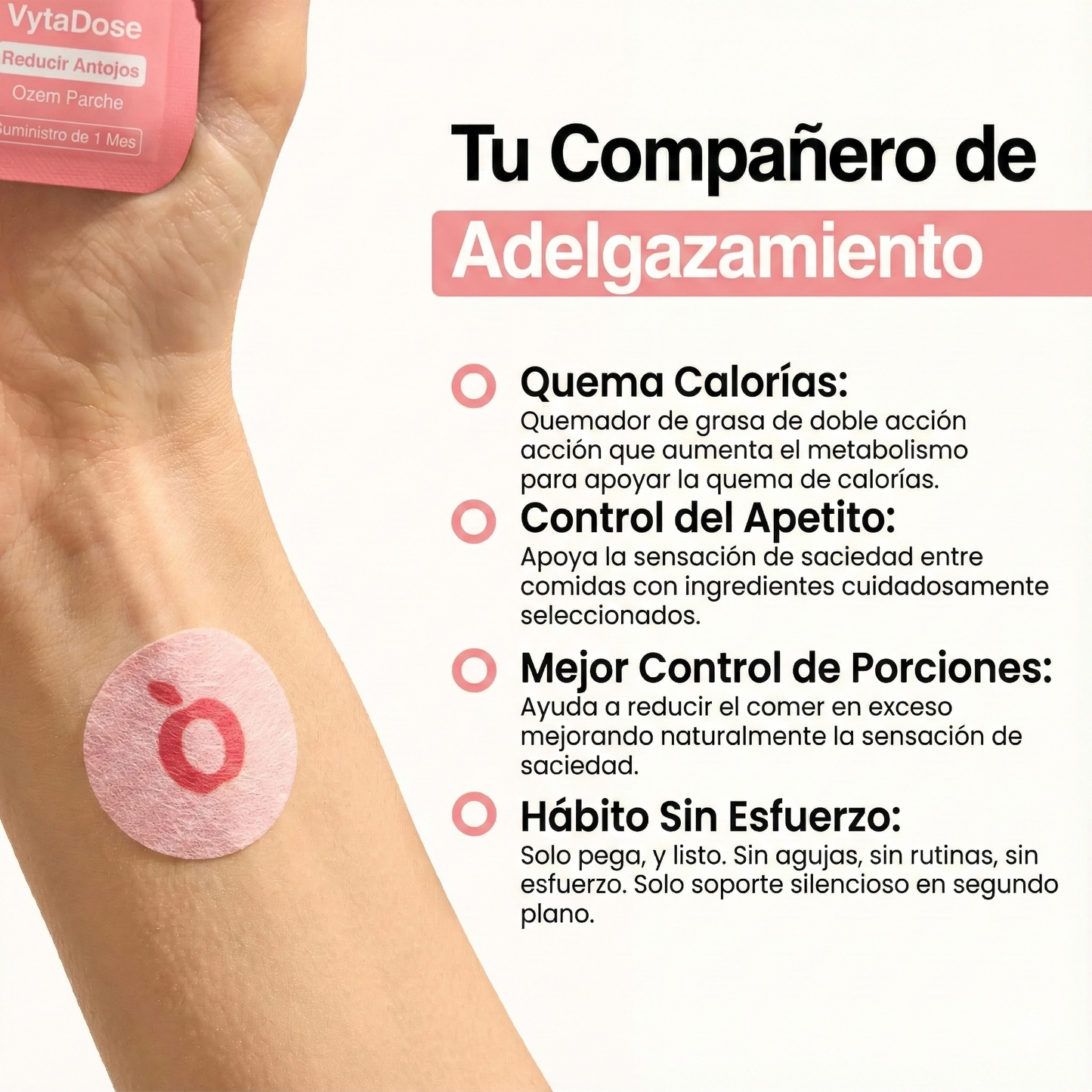 Parches OZEM™ Adiós a la Ansiedad y Antojos