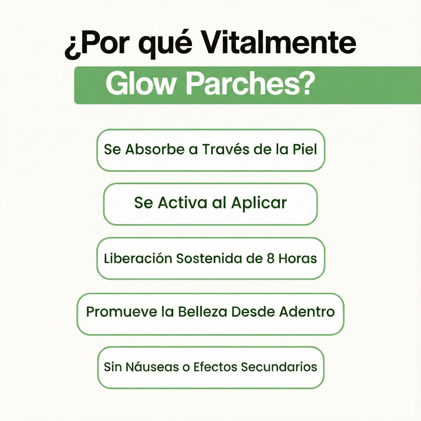 Parches de Colágeno GLOW™: Rejuvenece, Hidrata y Reafirma tu Piel.