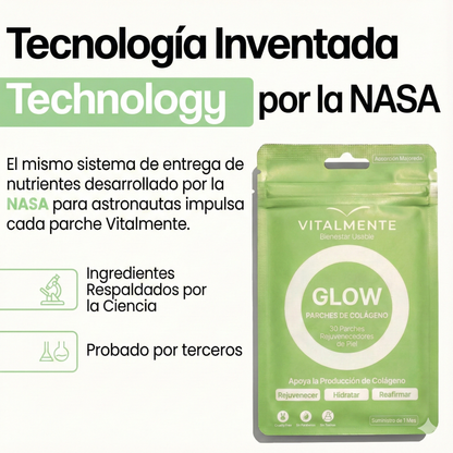 Parches de Colágeno GLOW™: Rejuvenece, Hidrata y Reafirma tu Piel.