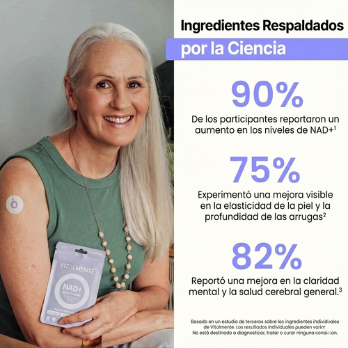 Parches NAD+ Boost™ Vitalidad renovada y rejuvenecimiento celular